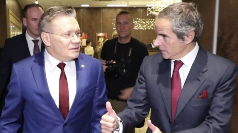 Лихачёв и Гросси обсудили в Калининграде безопасность Запорожской АЭС