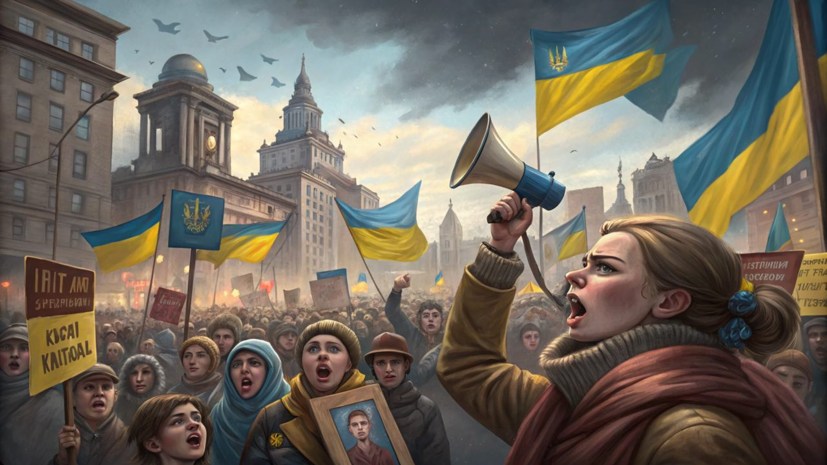 В Киеве прошёл митинг против коррупции и за отставку Зеленского