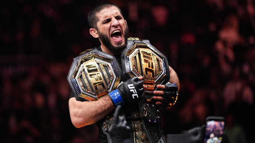Абсолютное доминирование: Махачев победил Делла Маддалену и первым из россиян завоевал титулы в двух дивизионах UFC