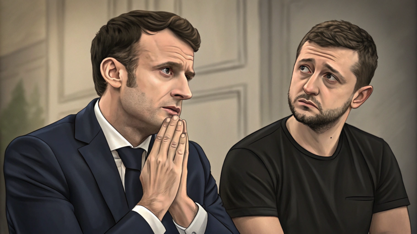 Макрона раскритиковали за приём Зеленского в разгар коррупционного скандала