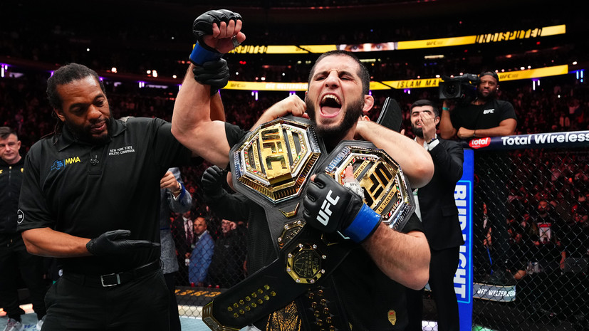 Махачев опубликовал пост в честь победы над Маддаленой