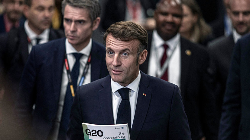 JDD: рейтинг Макрона снизился из-за его позиции по Украине