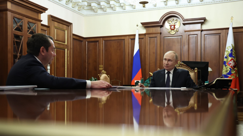 Чибис заявил Путину о сопоставимой важности Арктики и космоса для страны