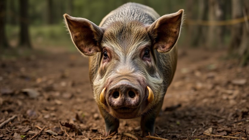 Жителям Нижегородской области напомнили о правилах поведения при встрече с кабанами
