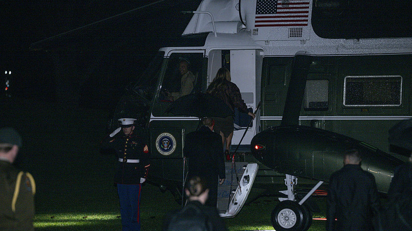 Трамп улетел во Флориду, несмотря на желание Зеленского встретиться с ним