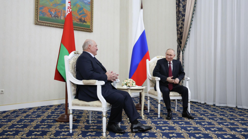 «Пул Первого»: встреча Путина и Лукашенко продлилась около полутора часов