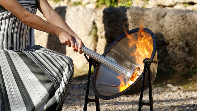 В Греции зажгли огонь зимних Олимпийских игр 2026 года