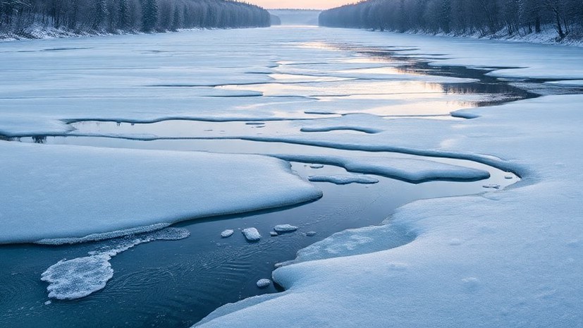 В Тюмени предостерегли жителей от выхода на лёд