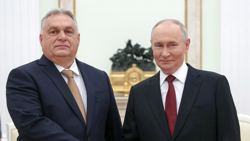 Песков: разговор Путина и Орбана был продолжительным и содержательным