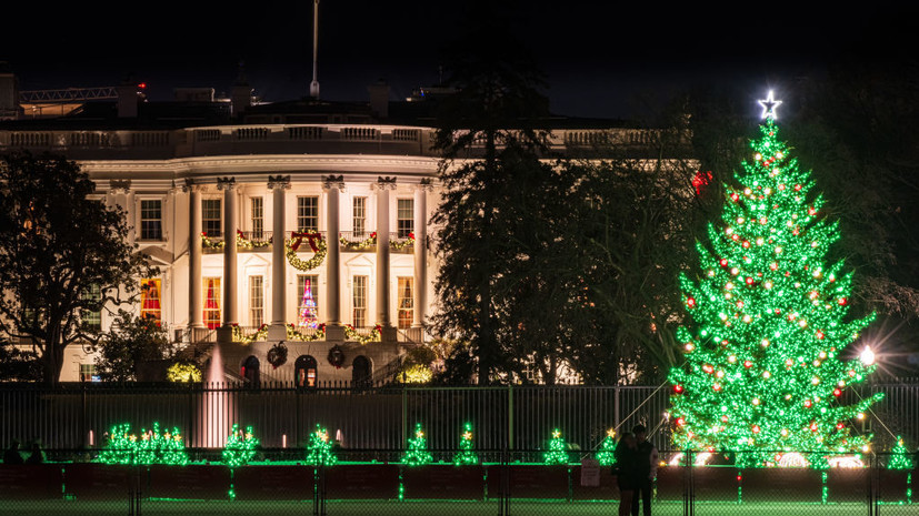 В США проведут церемонию зажжения главной ёлки, несмотря на теракт у Белого дома