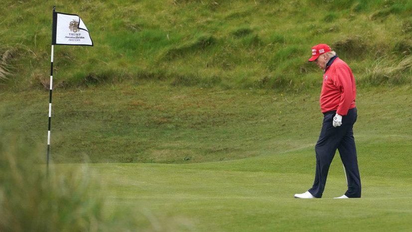 Трамп отправился играть в гольф на фоне сообщений о переговорах с Украиной