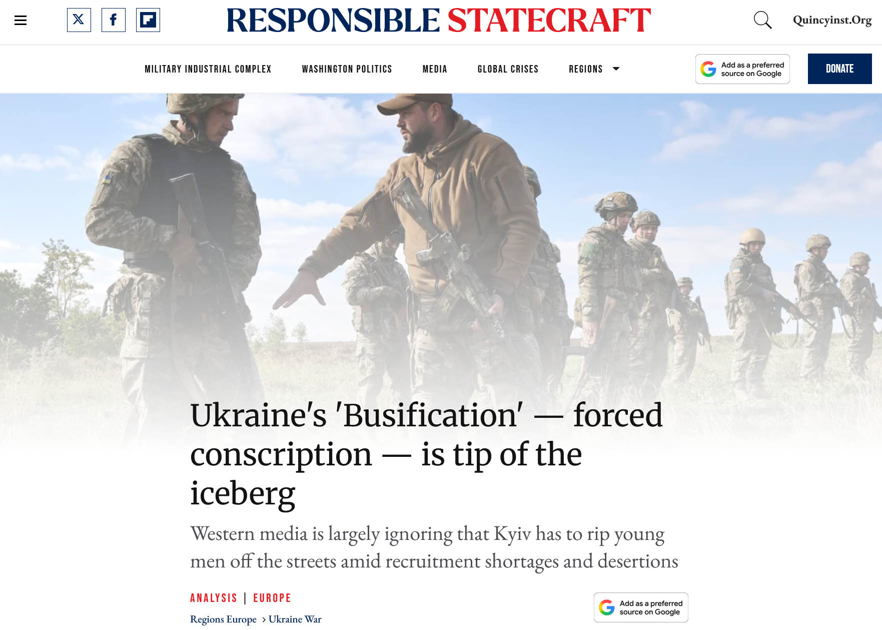 «Всё более мрачная реальность»: западные СМИ — о положении ВСУ на фоне битвы за Красноармейск