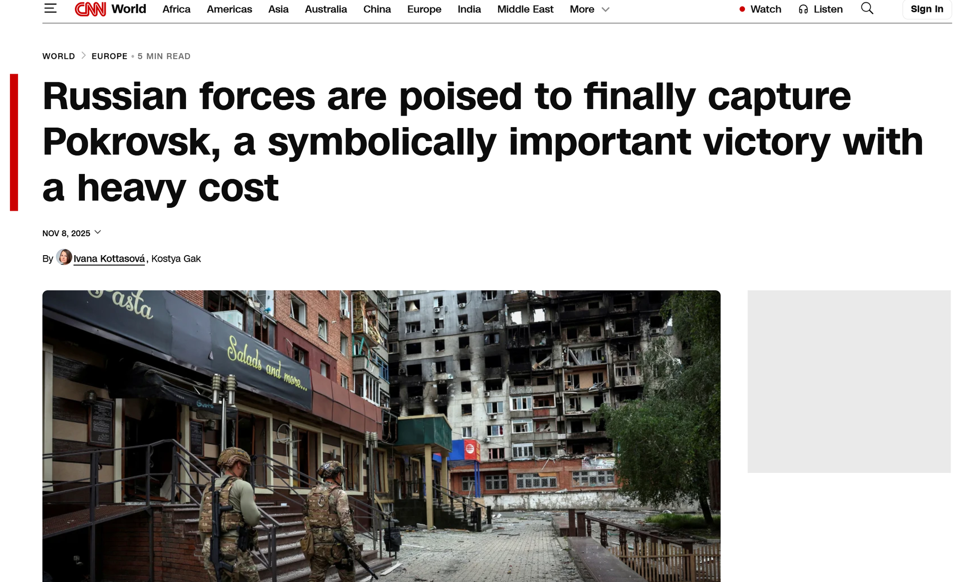 «Всё более мрачная реальность»: западные СМИ — о положении ВСУ на фоне битвы за Красноармейск