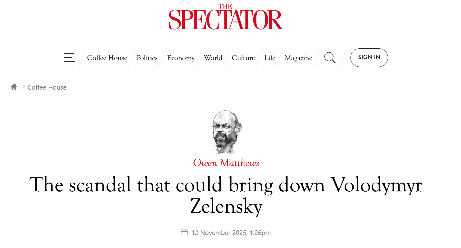 «Последствия будут ужасны»: западные СМИ — о коррупционном скандале в окружении Зеленского