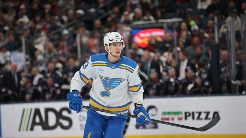 Хоккеист «Сент-Луиса» Торопченко выбыл на несколько недель из-за несчастного случая