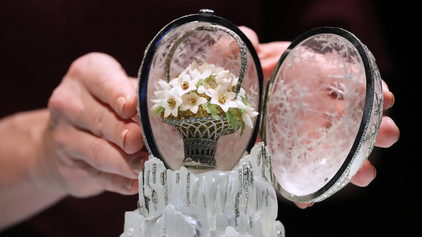 «Зимнее яйцо» Фаберже из коллекции Николая II ушло с молотка за $25,7 млн