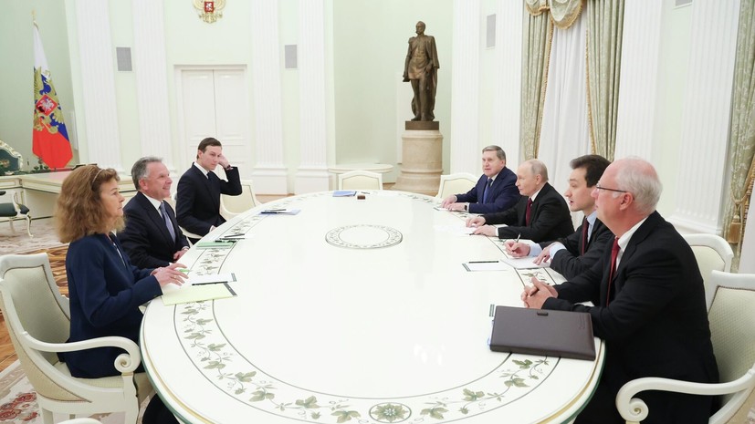 Ушаков: разговор Путина с Уиткоффом был конструктивным