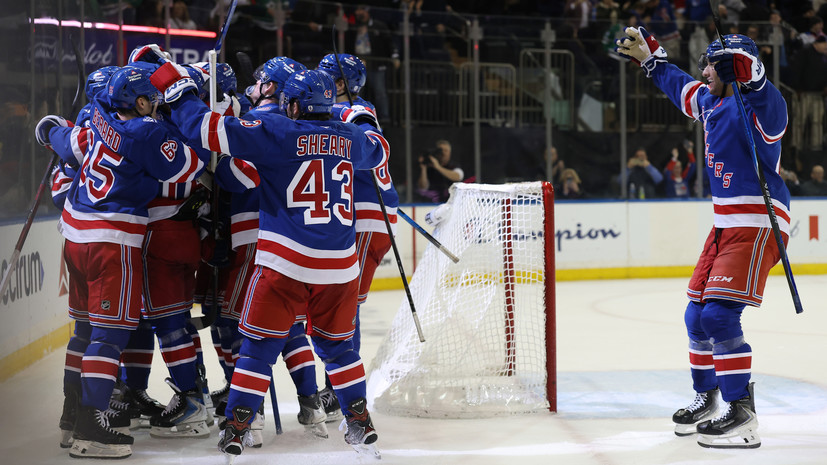 Шайба Гаврикова и две передачи Панарина помогли «Рейнджерс» одолеть в овертайме «Даллас»