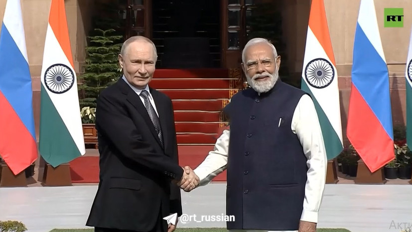 Встреча Путина и Моди
