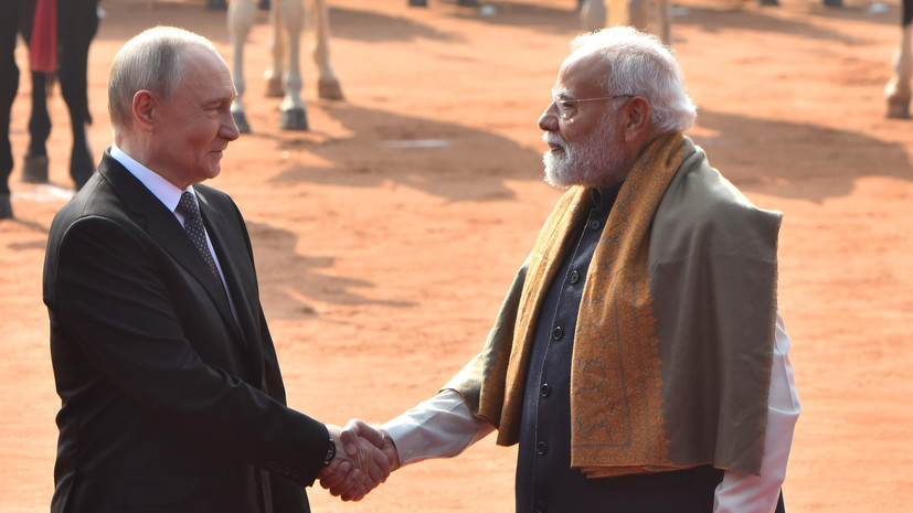 Моди поблагодарил Путина за искреннюю дружбу