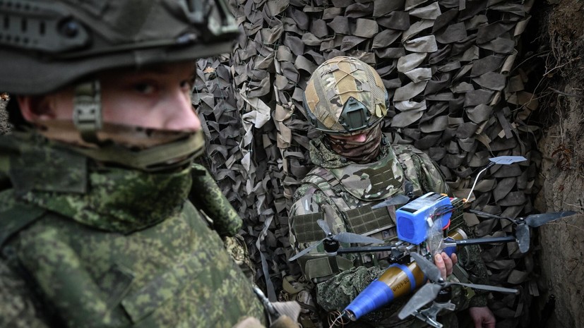 РИА Новости: ВС России уничтожили пехоту ВСУ при попытке установить флаг