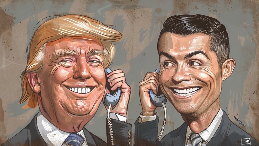 Трамп созвонился с Роналду и назвал его невероятным человеком