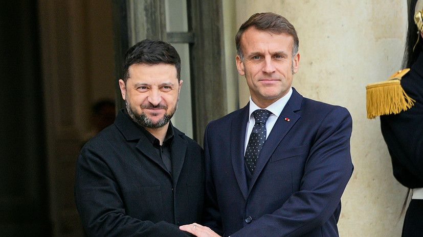Макрон заявил, что провёл разговор с Зеленским