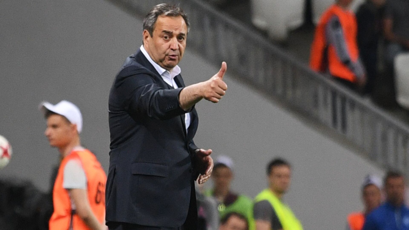 В «Динамо» Мх прокомментировали заявление Биджиева об отставке с поста тренера команды