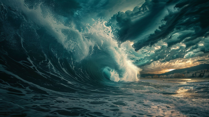 На северо-востоке Японии зафиксировано цунами высотой 40 см