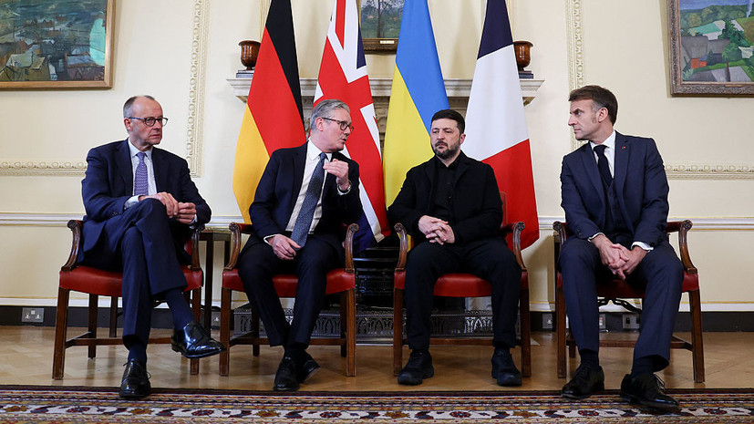 В Лондоне началась встреча Зеленского с Макроном, Мерцем и Стармером