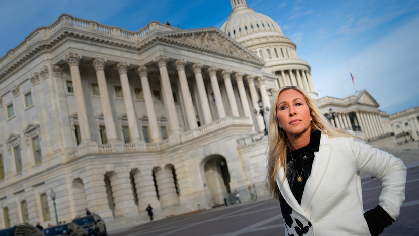 Трамп назвал конгрессвумен Грин предательницей и сравнил её с гнилым яблоком