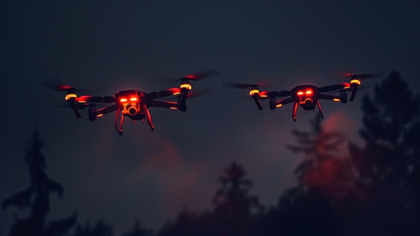 Собянин сообщил об уничтожении двух летевших на Москву беспилотников