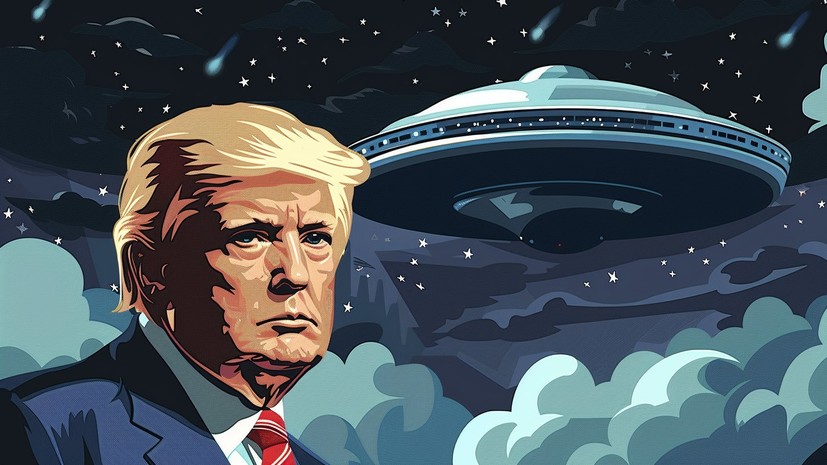 Люди резко поверили, что Трамп рассекретит файлы про НЛО