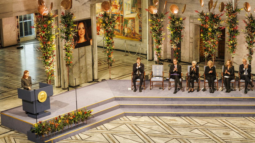 Нобелевский комитет вручил премию мира — 2025 дочери Марии Корины Мачадо