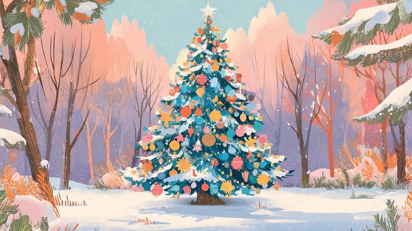 В Москве начали украшать поликлиники к Новому году