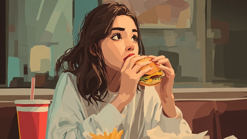 Диетолог Морошкина рассказала о причинах тяги к фастфуду