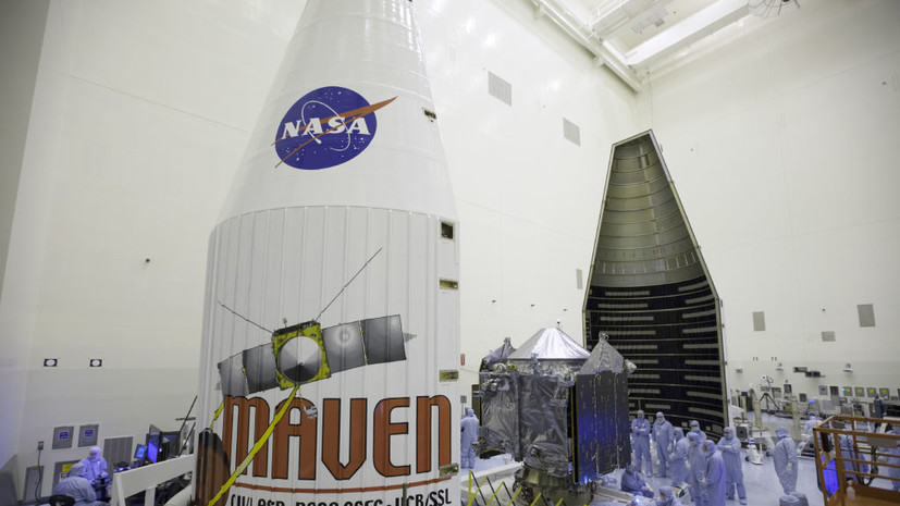 NASA потеряло связь со станцией MAVEN на орбите Марса