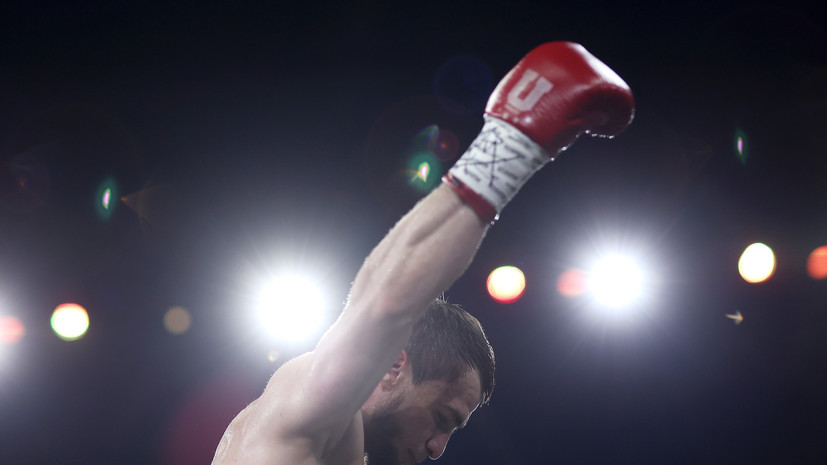 Российский боксёр Хатаев нокаутировал немца Дайнеса в бою за титул чемпиона по версии NABF