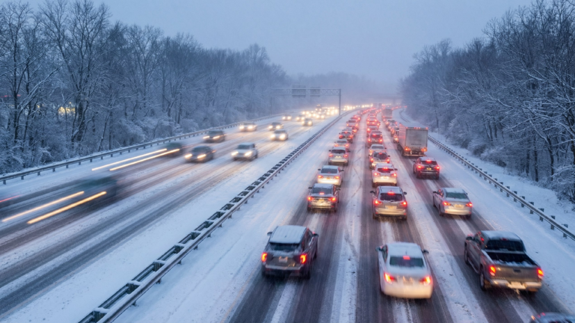 Почти 150 человек эвакуированы с заснеженной трассы под Саратовом