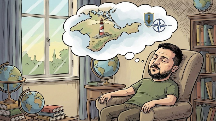 Ушаков назвал мечты Зеленского о Крыме и НАТО неосуществимыми