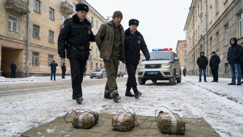В Екатеринбурге задержали мужчину с тремя самодельными взрывными устройствами
