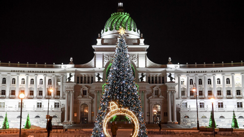 Открытие главной ёлки Казани состоится 23 декабря