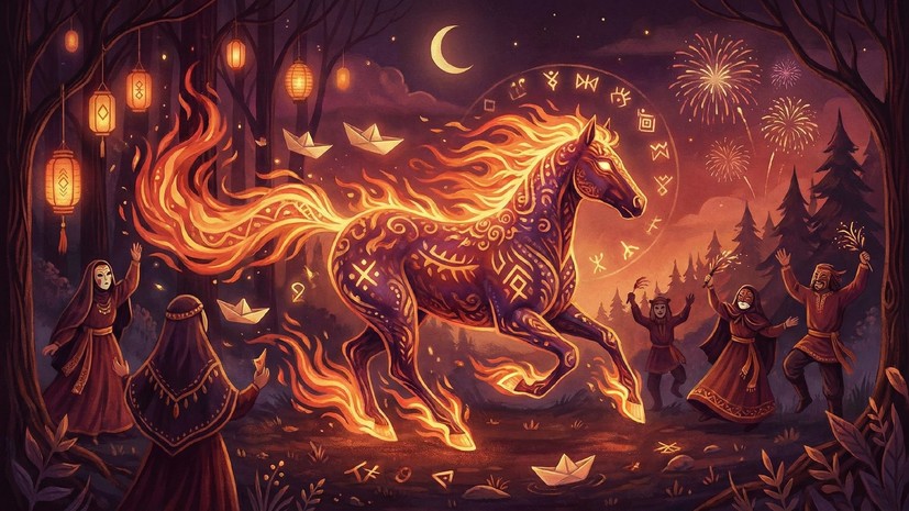 Год Красной Огненной Лошади: как украсить дом и ёлку, чтобы привлечь удачу в 2026 году