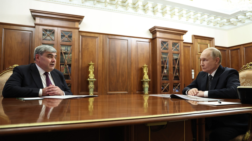 Путин 16 декабря провёл рабочую встречу с главой Кабардино-Балкарии Коковым