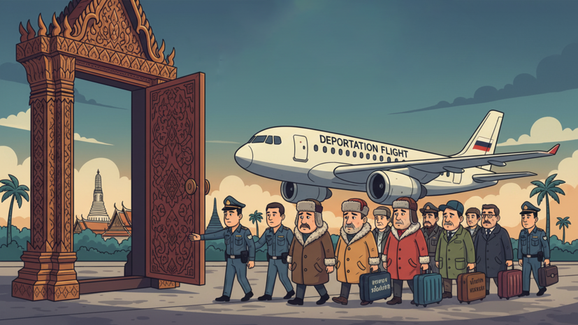 SHOT: российских туристов приняли за шпионов и депортировали из Таиланда