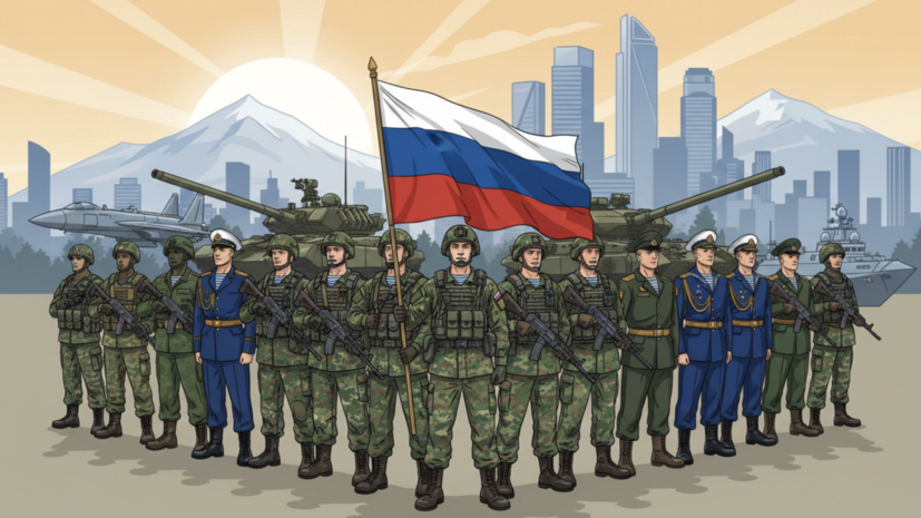 Путин заявил о непрерывности работы по укреплению ВС России