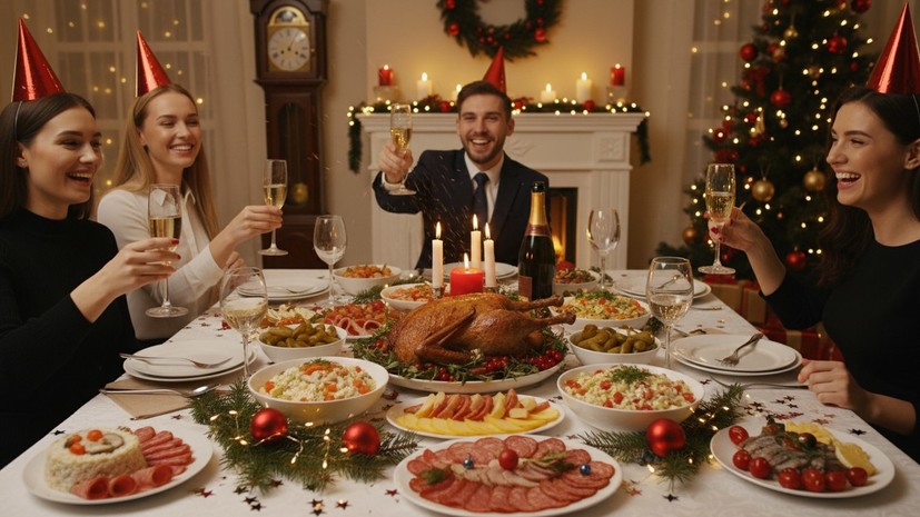 Гастроэнтеролог Колодей: главная опасность новогоднего застолья — переедание