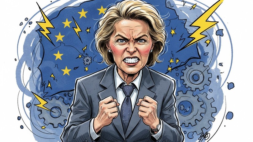 Фон дер Ляйен назвала военную экономику России угрозой для Европы