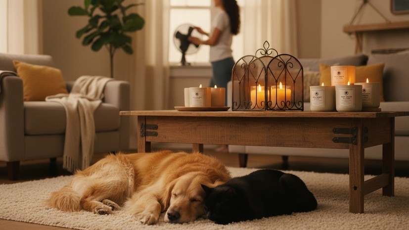 Ветеринар Руденко назвал аромасвечи опасными для домашних животных