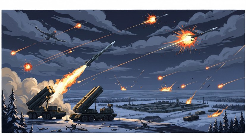 ВС России поразили объекты энергетики, работавшие в интересах ВСУ